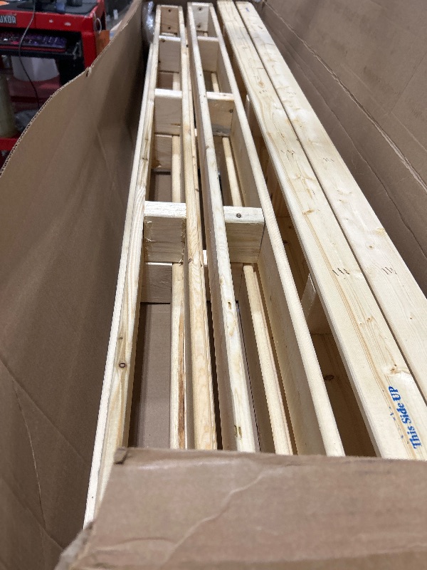 Photo 1 of king size wooden bed frame 