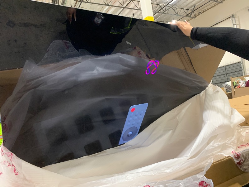 Photo 1 of Missing remote control and hardware-------------------------------------------------------------------------------------LG 77-Inch Class OLED evo AI 4K C5 Series Smart TV w/Dolby Atmos, Dolby Vision, HDR10, AI Super Upscaling 4K, Filmmaker Mode, Wow Orche