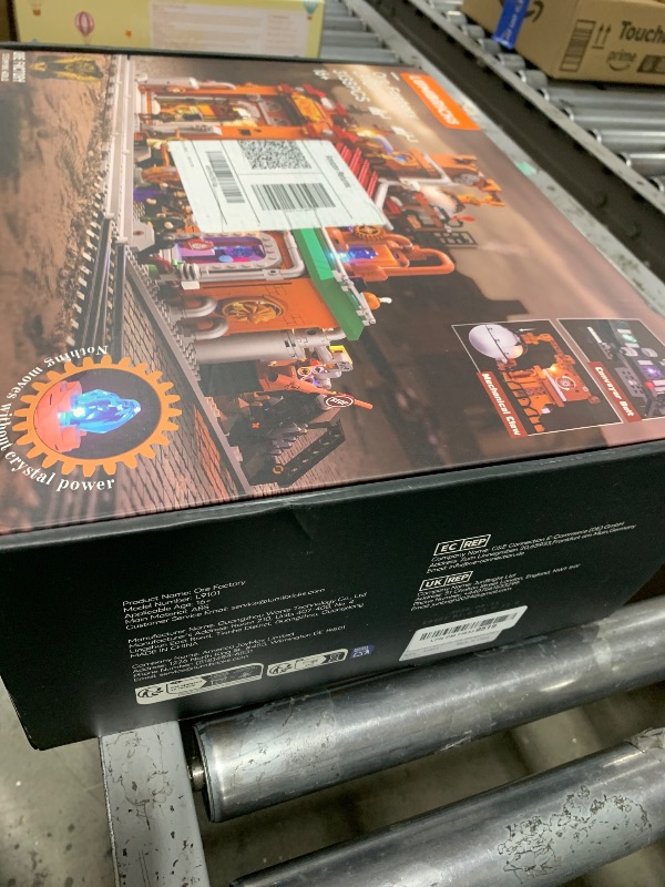 Photo 4 of Lumibricks Steampunk Ore Factory Lighting Building-Bricks Set, 3138 Pcs Interactive Mechanical Factory Collection Display Set for Adults and Steampunk Lovers