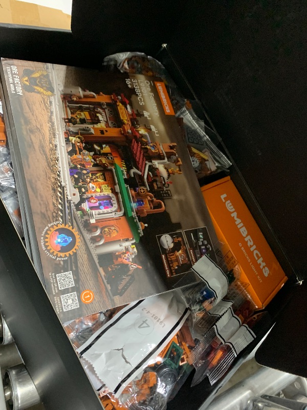 Photo 2 of Lumibricks Steampunk Ore Factory Lighting Building-Bricks Set, 3138 Pcs Interactive Mechanical Factory Collection Display Set for Adults and Steampunk Lovers