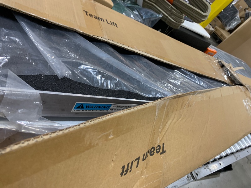 Photo 1 of MAASTERS Wheelchair Ramp 14 Feet - Aluminum Long Wheelchair Ramp - Loading Capacity 600 lbs - Portable 14 Foot Ramp with Extra Support Leg