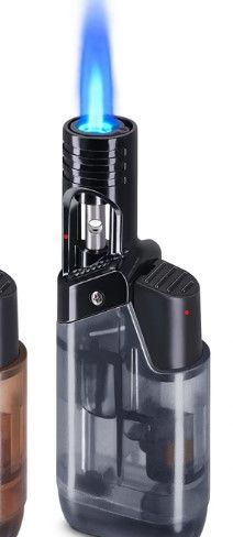 Photo 1 of Torch Lighter Mini Refillable Butane Lighters Utility Lighter Long Wand Pocket Lighter Windproof Gas Lighter Jet Flame Multi-Purpose for Candle Camping BBQ Grill(No Fuel) Assorted Colors