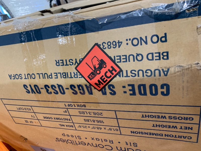 Photo 1 of SERTA PUL,L OUT SOFA / WHITE /