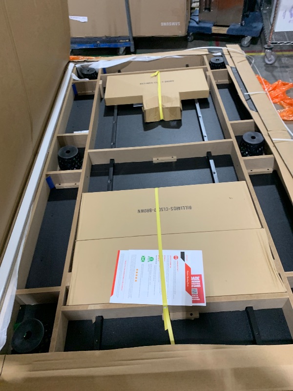 Photo 1 of GoSports 7 ft Pool Table with Wood Finish - Billiards Game Room Table for Adults & Family - Accessories Not Included