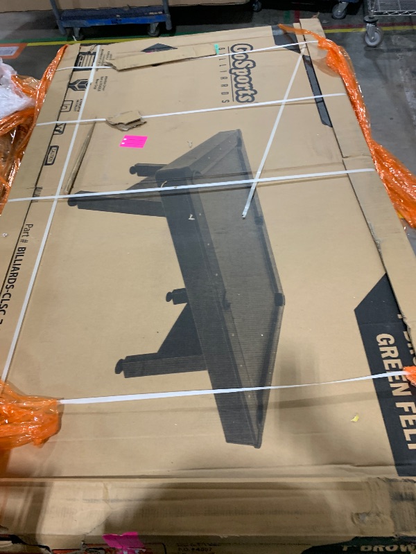 Photo 1 of GoSports 7 ft Pool Table with Wood Finish - Billiards Game Room Table for Adults & Family - Accessories Not Included