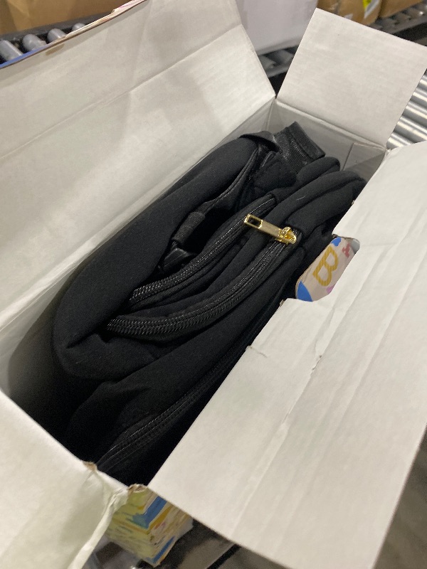 Photo 3 of CEI-CEI Neoprene Diaper Bag Backpack with Changing Pad, Large Newborn Baby Maternity Bags Travel Tote with Insulated Pockets (Black)