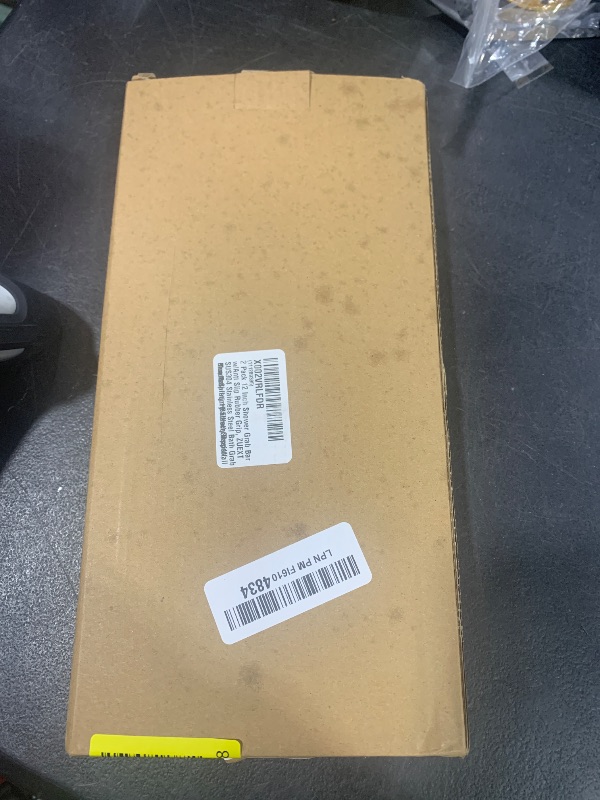 Photo 1 of 2 Pack 12 Inch Shower Grab Bar w/Anti Slip Rubber Grip, ZUEXT SUS304 Stainless Steel Bath Grab Bar, Bathroom Balance Bar, Wall Mount Safety Handrail Support, Handicap Injury Elderly Assist Handle