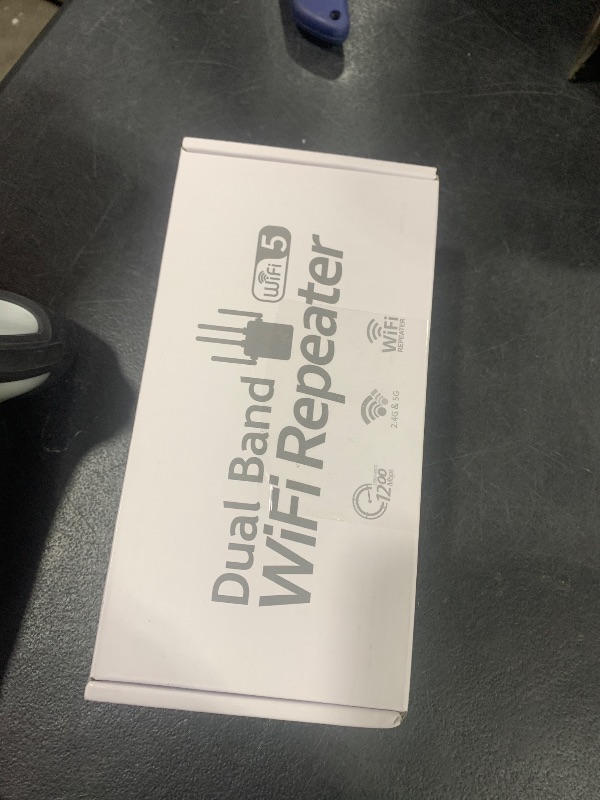 Photo 1 of 12880 Sq.Ft Range WiFi Extender Signal Booster Dual Band 5GHz/2.4GHz, 105-Device Compatibility, Simple Installation, WiFi Extender