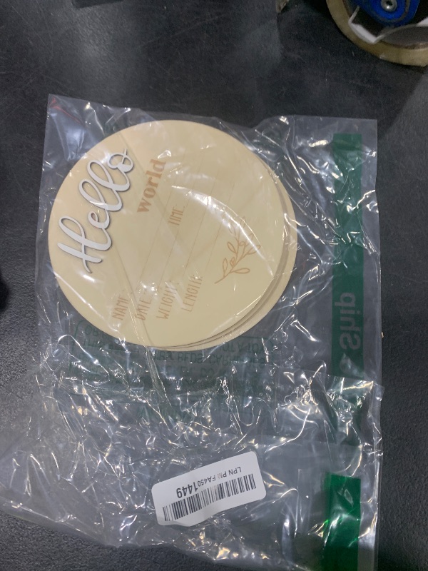 Photo 1 of 3PCS Welcome Baby Sign, Birth Announcement Sign, Its A Boy Its A Girl Wooden Signs,Gender Reveal Signs, Baby Name Announcement Signs for Newborn Boys And Girls, Hospital Shower Party Photo