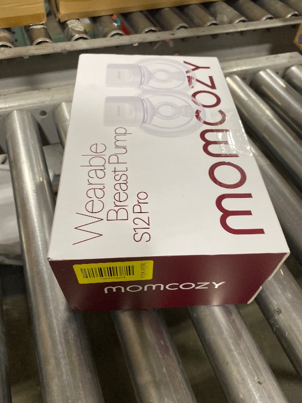 Photo 1 of Momcozy Hands-Free Breast Pump S12 Pro, Wearable & Portable Pump with Soft DoubleFit Flange, 3 Modes | 9 Levels Double Electric Pump, Smart Display, 24mm, 2 Pack, Cozy Grey