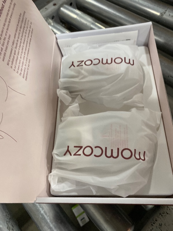 Photo 1 of Momcozy Hands-Free Breast Pump S12 Pro, Wearable & Portable Pump with Soft DoubleFit Flange, 3 Modes | 9 Levels Double Electric Pump, Smart Display, 24mm, 2 Pack, Cozy Grey