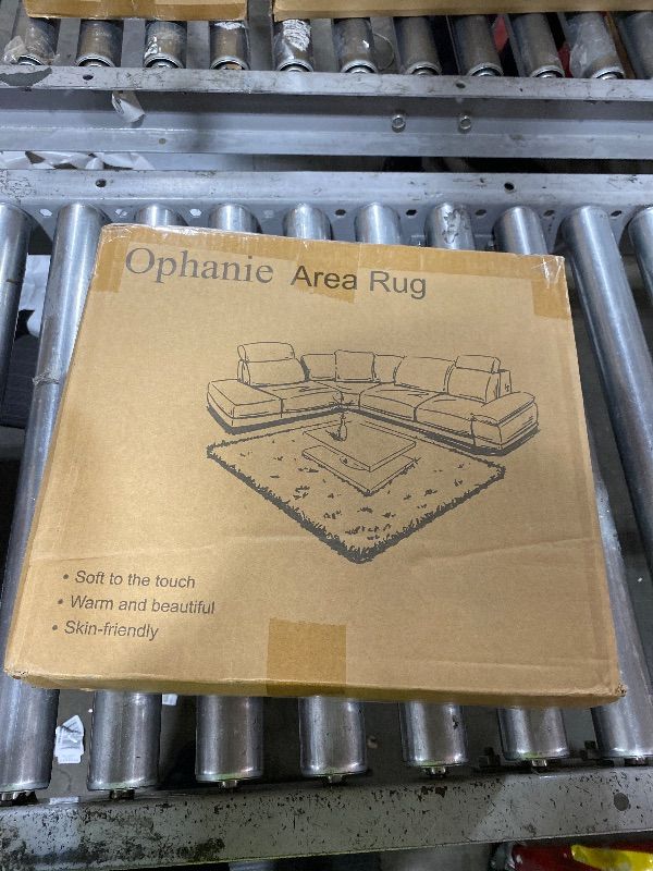 Photo 1 of Ophanie Round Rugs 8Ft Grey Circle Area Rug, Fluffy Fuzzy Bedroom Carpet, Plush Soft Shaggy Indoor Floor Gray Living Room Rugs for Kids Home Decor Aesthetic, Nursery