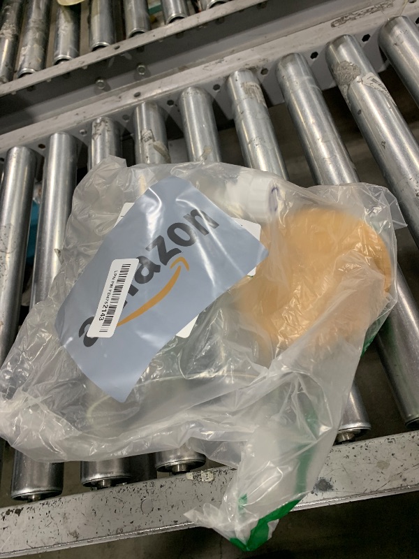 Photo 1 of 1 Glass Laundry Detergent Dispenser with Bamboo Lid - 120 Oz Liquid Detergent, Laundry Soap & Fabric Softener Dispenser for Laundry Room Organization and Storage with 1 Cups & 4 Labels