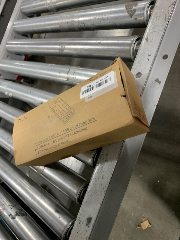 Photo 1 of 10 Feet Surge Protector Power Strip - Nuetsa Extension Cord(1625W/13A) with 8 Outlets and 4 USB Ports, Flat Plug, 2700 Joules, for Home, School, College Dorm Room, and Office, ETL Listed, Black