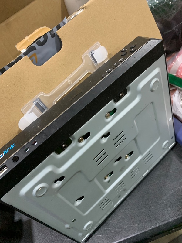 Photo 1 of *USED** REOLINK 8CH Network Video Recorder for Home Security Camera System, Only Work with 16MP/12MP/4K/8MP/5MP/4MP REOLINK PoE IP Camera, 24/7 Recording to Pre-Installed 2TB Hard Drive, RLN8-410