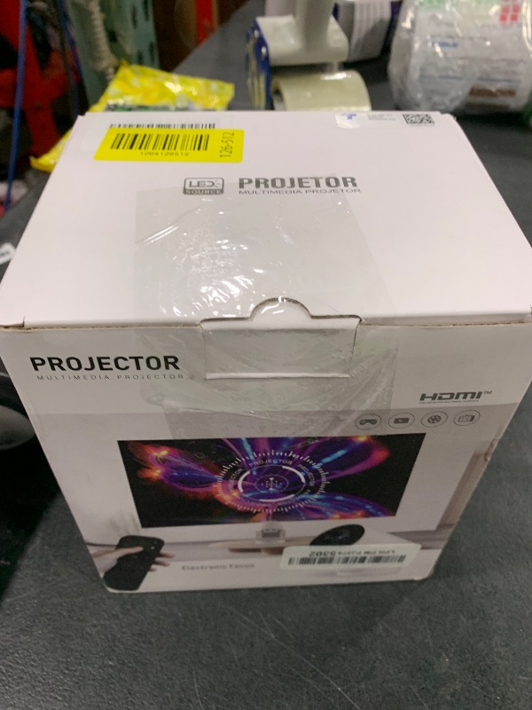 Photo 1 of [Electric Focus]Mini Portable Projector with 4K Support, Bluetooth 5.4 WIFI6, 5watt Sound Base Speaker, 260 ANSI, Android 11, 210° Rotation , Auto Keystone Correction Video Projector HY300 PLUS