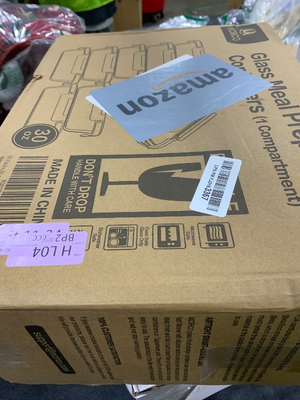 Photo 1 of [8-Pack,30 oz]Glass Meal Prep Containers,Glass Food Storage Containers,Airtight lunch Containers with Lids, Microwave, Oven, Freezer and Dishwasher