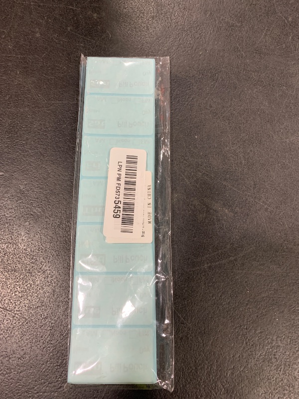 Photo 1 of 294pcs Waterproof Travel Pill Organizer Labels - 50x30mm (1.97x1.18inch) - Eco-Friendly, Clear Writing, Strong Adhesive, Resists Smudging - Ideal for Medicine Bag & Pill Pouches