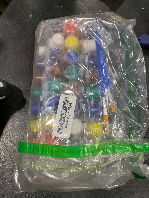 Photo 1 of 12Pcs Mini Acrylic Paint Set,Washable Paint Set in 8 Colors,5 ml Paint Strips for Kids & Adults,Filled Paint Sets with 12 Paintbrushes Perfect for Home Classroom Parties Painting Art Supplie