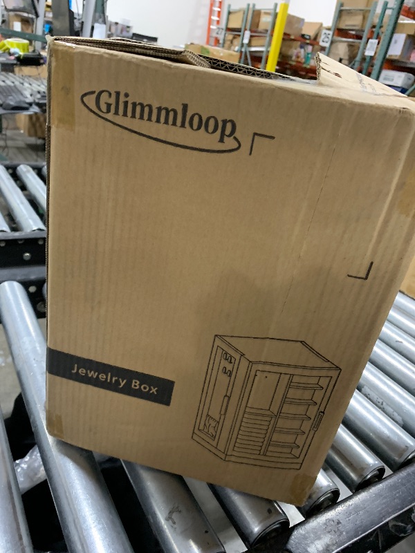 Photo 2 of Glimmloop 360° Rotating Jewelry Box with 7 Drawers, Spacious Vertical Jewelry Organizer with Glass Window, Jewelry Storage Case, Dustproof & Moisture-resistant Design, Pink