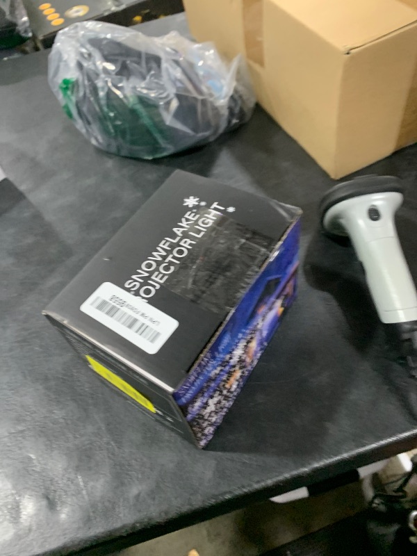 Photo 1 of ?LILNIAGY Christmas Decorations Outdoor Christmas Projector Lights Snowflake Projector, IP65 Waterproof & Adjustable Christmas Lights for Outdoor Christmas Decorations Home Party Garden Xmas Decor