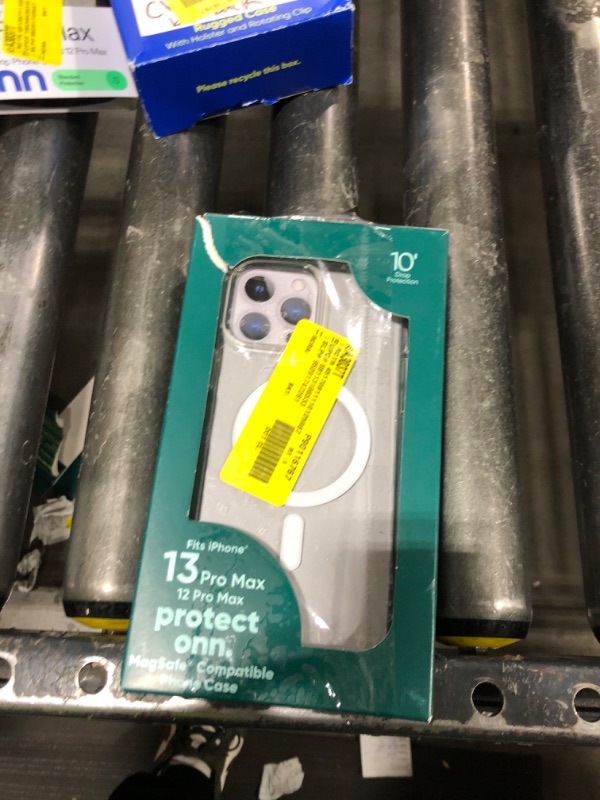 Photo 1 of Onn. MagSafe Compatible Phone Case for iPhone 13 Pro Max / iPhone 12 Pro Max - Clear