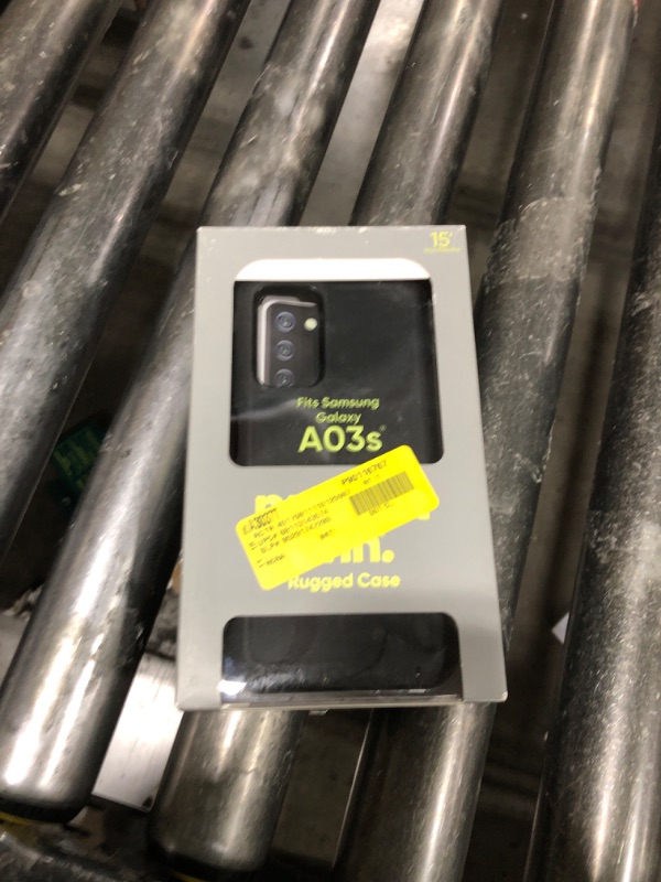 Photo 1 of Onn. Rugged Phone Case for Samsung Galaxy A03s - Black