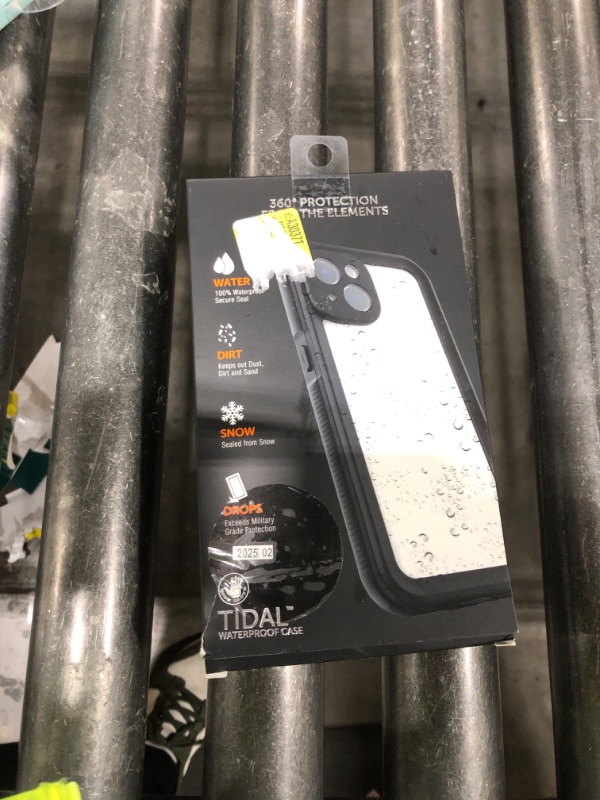 Photo 1 of Body Glove Tidal Waterproof Phone Case for iPhone 14 - Black/Clear