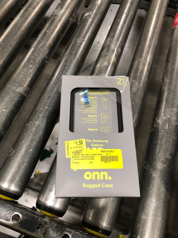 Photo 1 of Onn. Rugged Phone Case for Samsung Galaxy A35 5G - Black