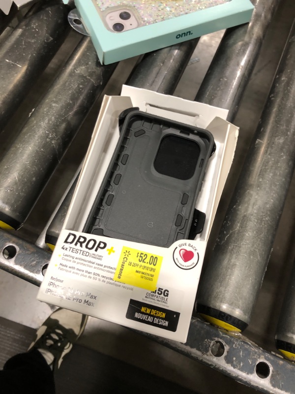 Photo 1 of OtterBox Defender Series Pro Case for Apple iPhone 13 Pro Max and iPhone 12 Pro Max - Black