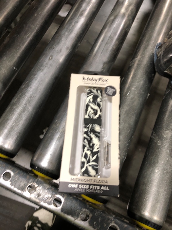 Photo 1 of MobyFox - Silicone Watch Band for Apple Watch, Sweat & UV-Resistant, Stainless Steel Buckle, Compatible with All Series - Botanica