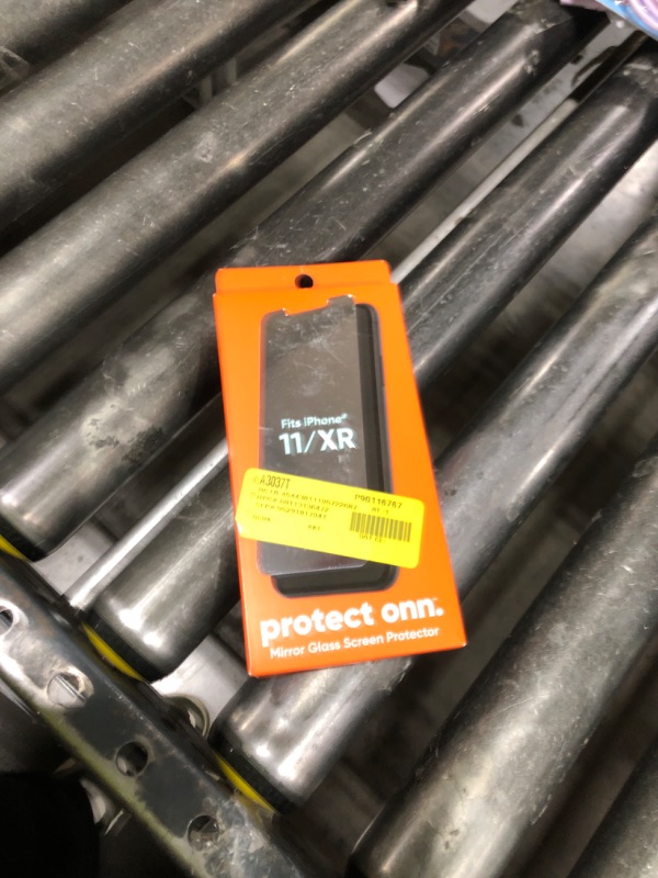 Photo 1 of Onn. Mirror Glass Screen Protector for iPhone 11 / iPhone XR - Mirror Finish