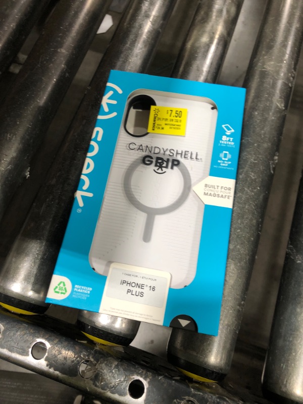 Photo 1 of  CandyShell Grip MagSafe Apple iPhone 16 Plus Case - White/Black 