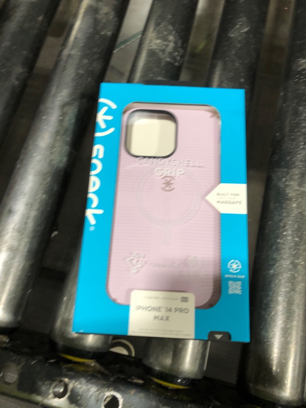 Photo 1 of Speck iPhone 14 Pro Max Candyshell Grip with MagSafe Case in Lilac