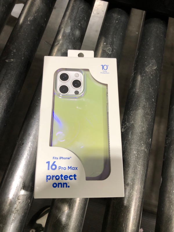 Photo 1 of Onn. Phone Case for iPhone 14 Pro Max - Iridescent Illusion