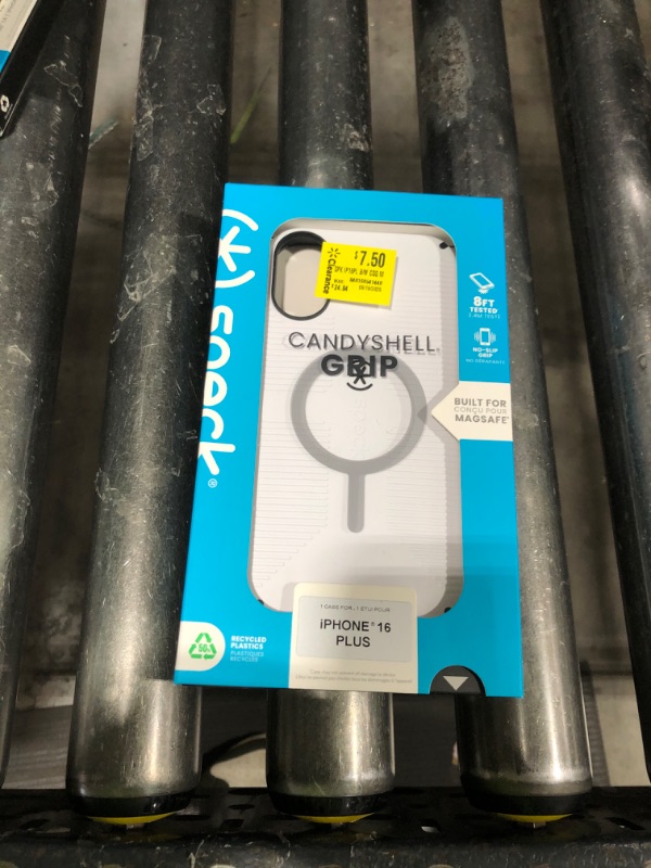 Photo 1 of  CandyShell Grip MagSafe Apple iPhone 16 Plus Case - White/Black 