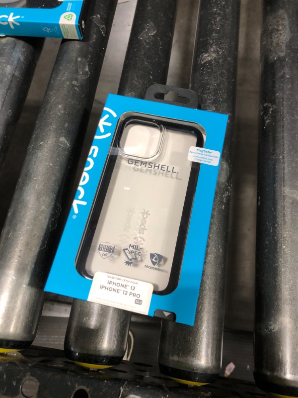 Photo 1 of Speck iPhone 12 Pro GemShell Phone Case in Clear and Black