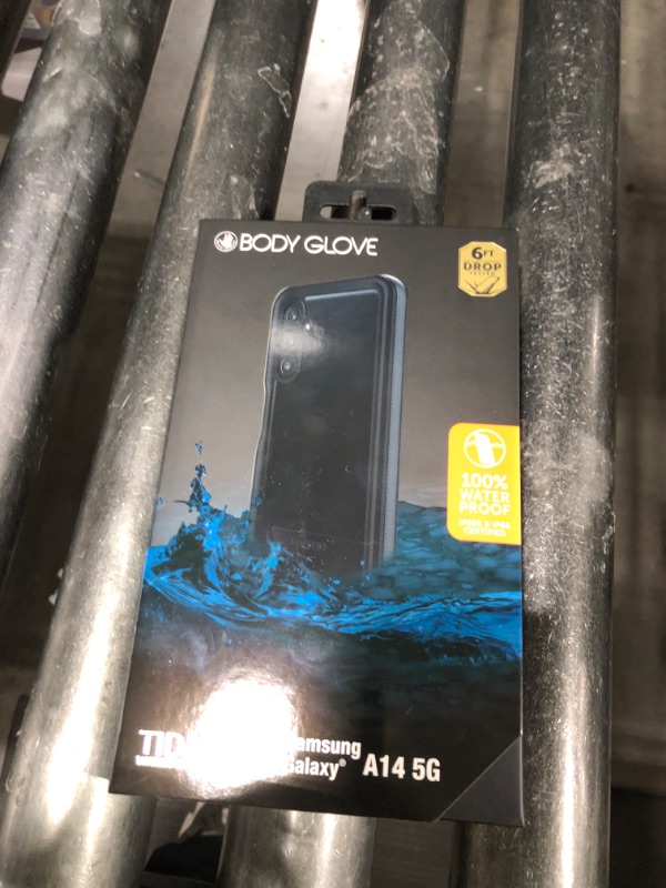 Photo 1 of Body Glove Tidal Waterproof Phone Case for Samsung Galaxy A14 5G - Black/Gray