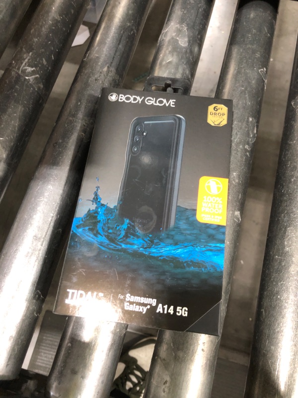 Photo 1 of Body Glove Tidal Waterproof Phone Case for Samsung Galaxy A14 5G - Black/Gray