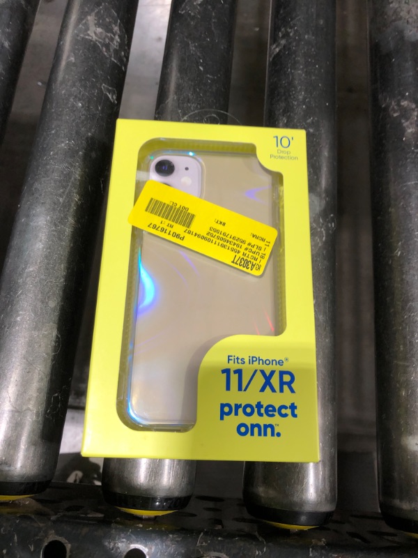 Photo 1 of Onn. Phone Case for iPhone 11 / iPhone XR - Iridescent Illusion