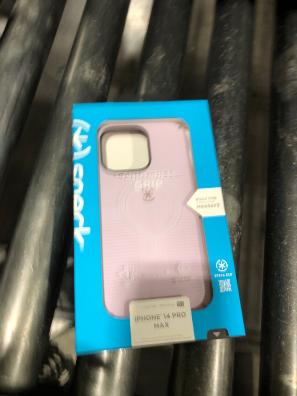 Photo 1 of Speck iPhone 14 Pro Max Candyshell Grip with MagSafe Case in Lilac