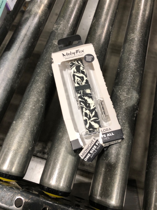 Photo 1 of MobyFox - Silicone Watch Band for Apple Watch, Sweat & UV-Resistant, Stainless Steel Buckle, Compatible with All Series - Botanica