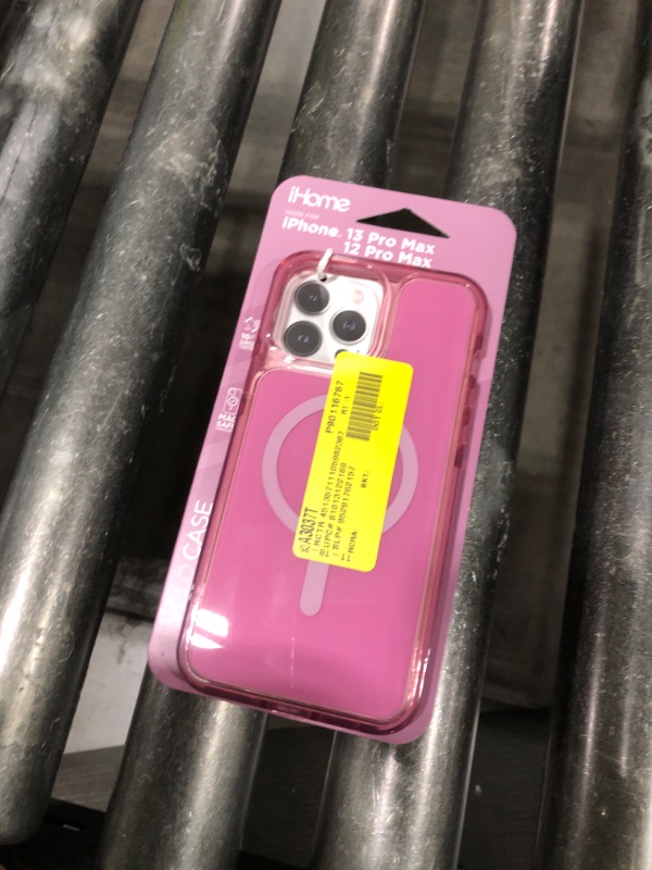 Photo 1 of IHome Magnetic Velo Phone Case for iPhone 13 Pro Max/ 12 Pro Max- Pink