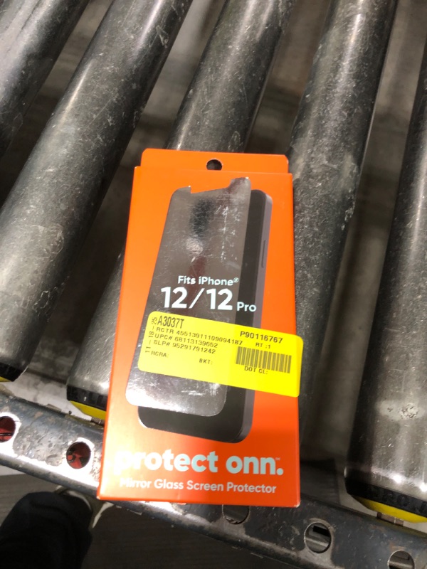 Photo 1 of Onn. Mirror Glass Screen Protector for iPhone 12 / iPhone 12 Pro - Mirror Finish