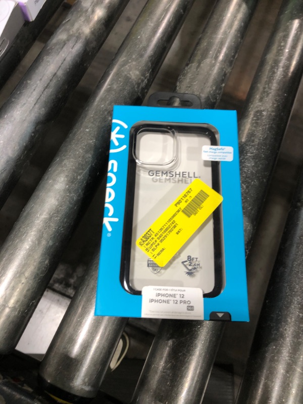Photo 1 of Speck iPhone 12 Pro GemShell Phone Case in Clear and Black