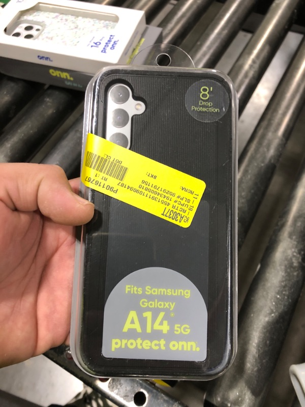 Photo 1 of Onn. Protective Gel Phone Case for Samsung Galaxy A14 5G - Black