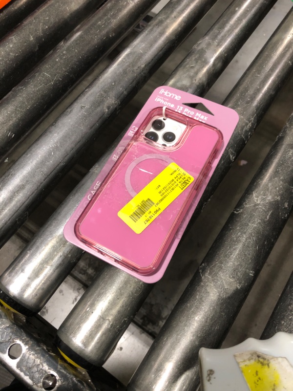 Photo 1 of IHome Magnetic Velo Phone Case for iPhone 13 Pro Max/ 12 Pro Max- Pink