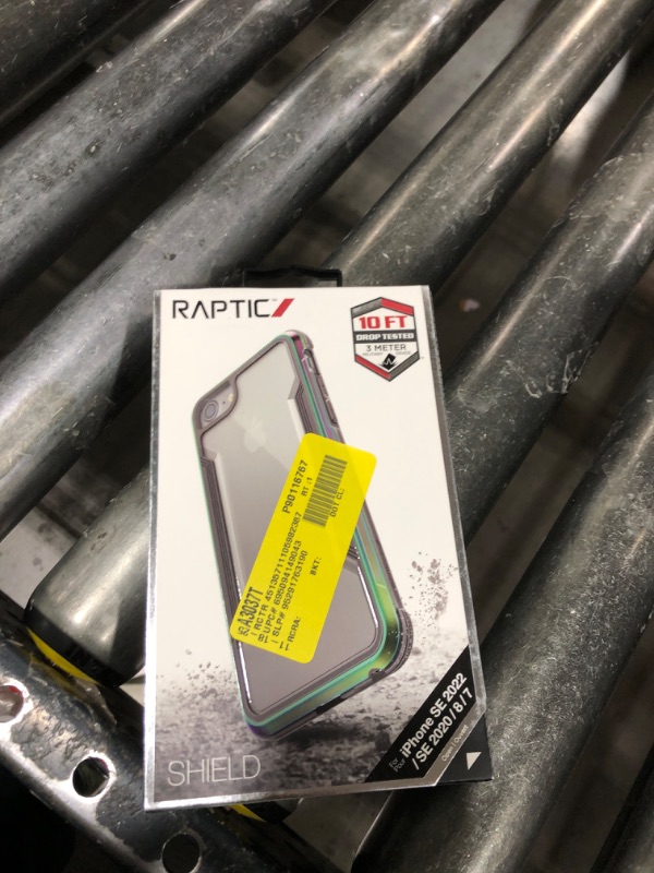 Photo 1 of Raptic Shield Case Compatible with New iPhone SE 2022 iPhone SE iPhone 8 iPhone 7 iPhone 6 Case Shock Absorbing Protection Aluminum Frame 10ft