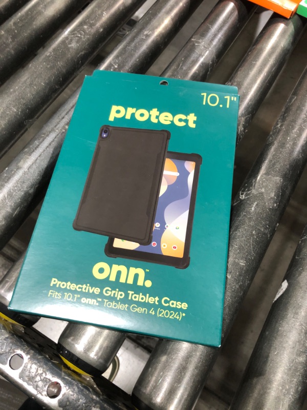 Photo 1 of . Protective Grip Tablet Case for Onn. 10.1" Tablet (2024 Model) - Black