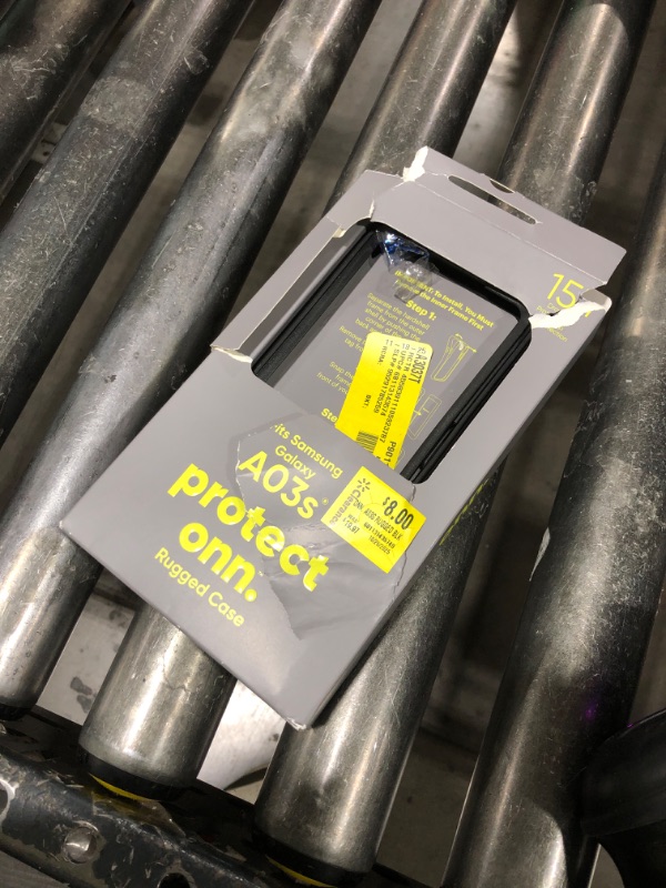 Photo 1 of Onn. Rugged Phone Case for Samsung Galaxy A03s - Black